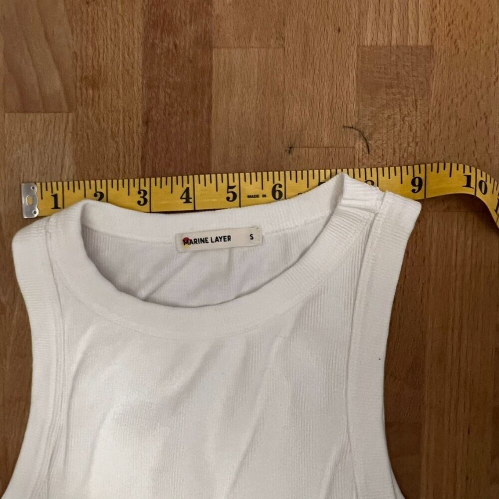 Marine Layer Ribbed Tank Top (S) - Picture 4 of 5
